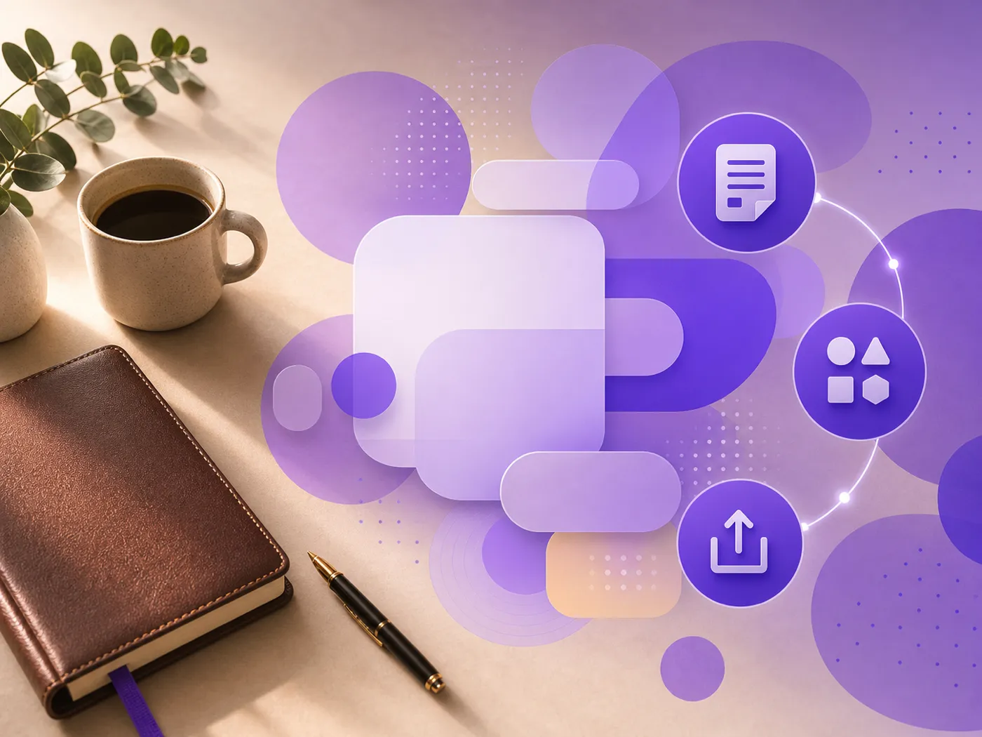 A notebook and tablet on a therapist desk, suggesting a reviewed DAP note draft